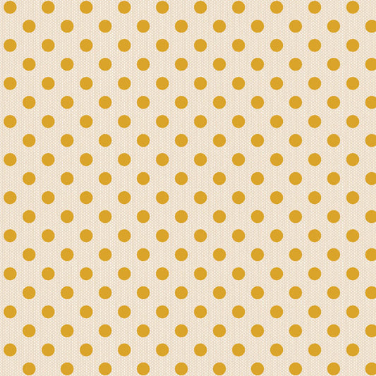 Polkadot Yellow Woven - TIL160064-V15 - Creating Memories Collection - Tilda Fabrics
