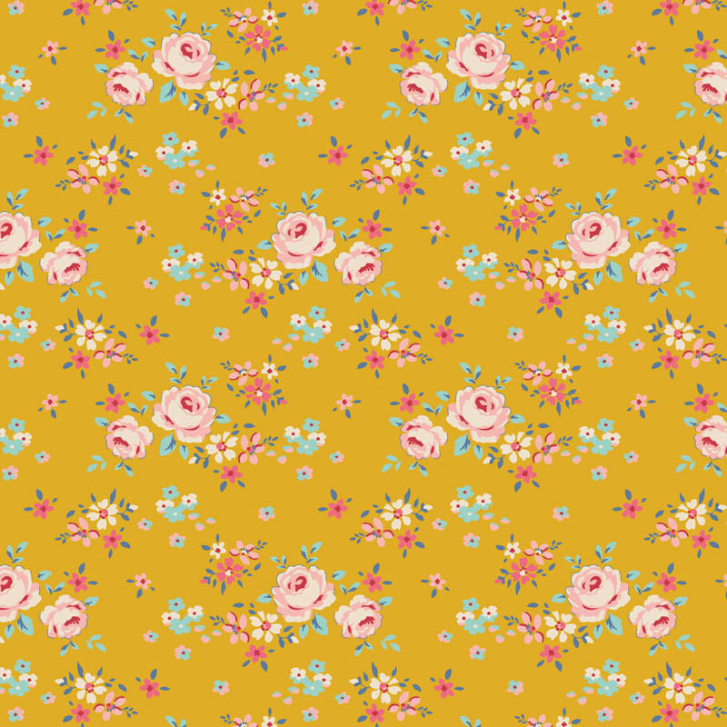 Gracie Yellow - TIL130117-V15 - Creating Memories Collection - Tilda Fabrics