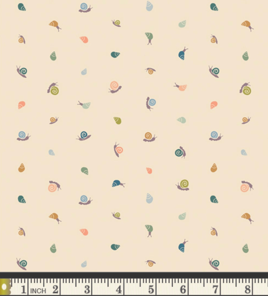 Shells Pearl - SLS99308 - Slow Summer Collection by Suzy Quilts - Art Gallery Fabrics