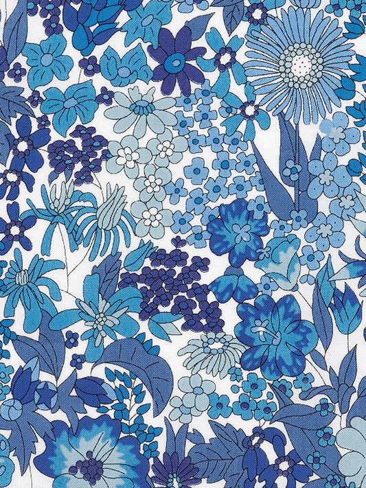 Margaret Annie - Dark Blue - Tana Lawn - Liberty of London Fabrics - 100% Cotton