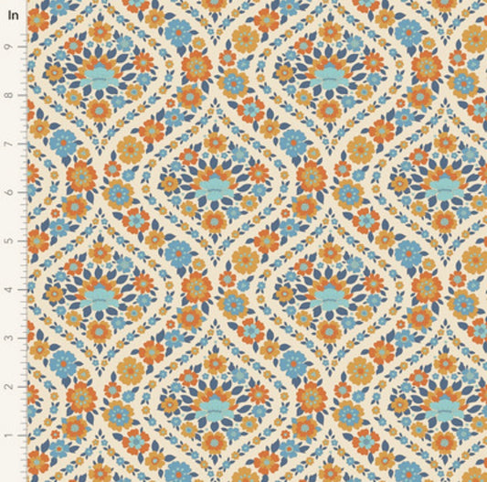 Bianca - Blue - 100619 - Wallflower Collection - Tilda Fabrics