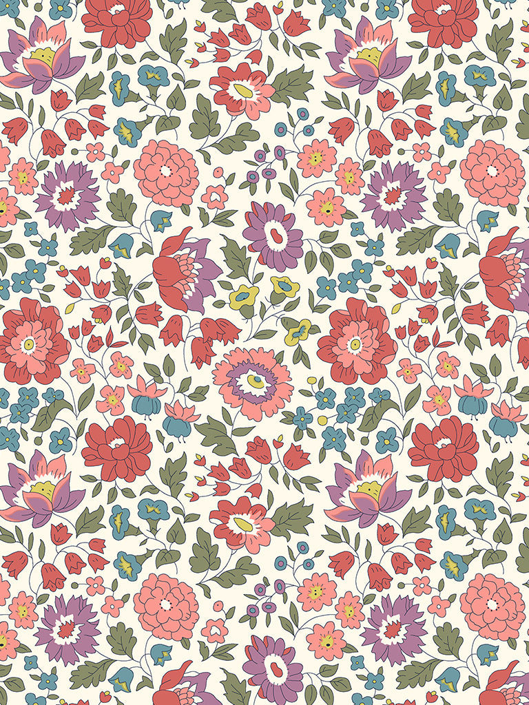D’Anjo - Pink - Tana Lawn - Liberty of London Fabrics - 100% Cotton