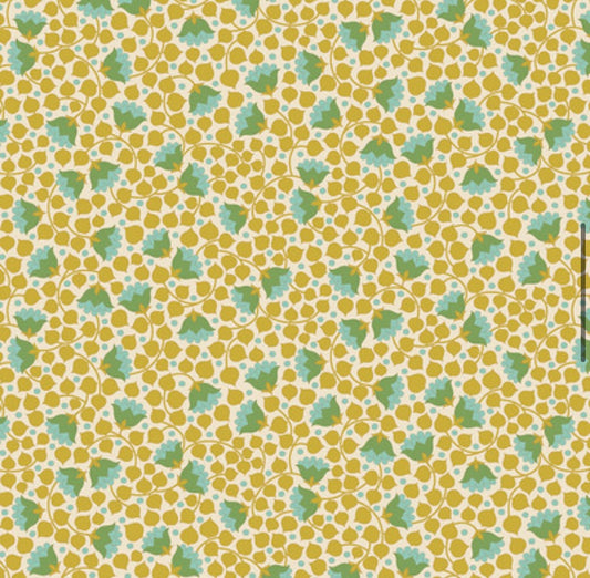 Bellflower - Flaxen - 110130 - Wallflower Blender Collection - Tilda Fabrics