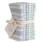 Tea Towel Basics Bundle - Blue & Teal - 6 Half Yard Pieces - Tea Towel Collection - Tilda Fabrics