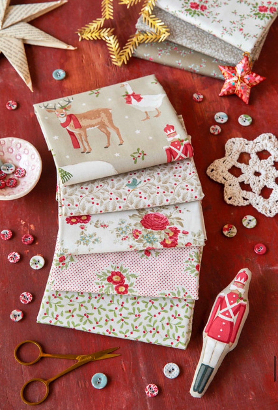 Preorder: Merry Little Christmas Collection Bundle - 20 fabrics - Tilda Fabrics