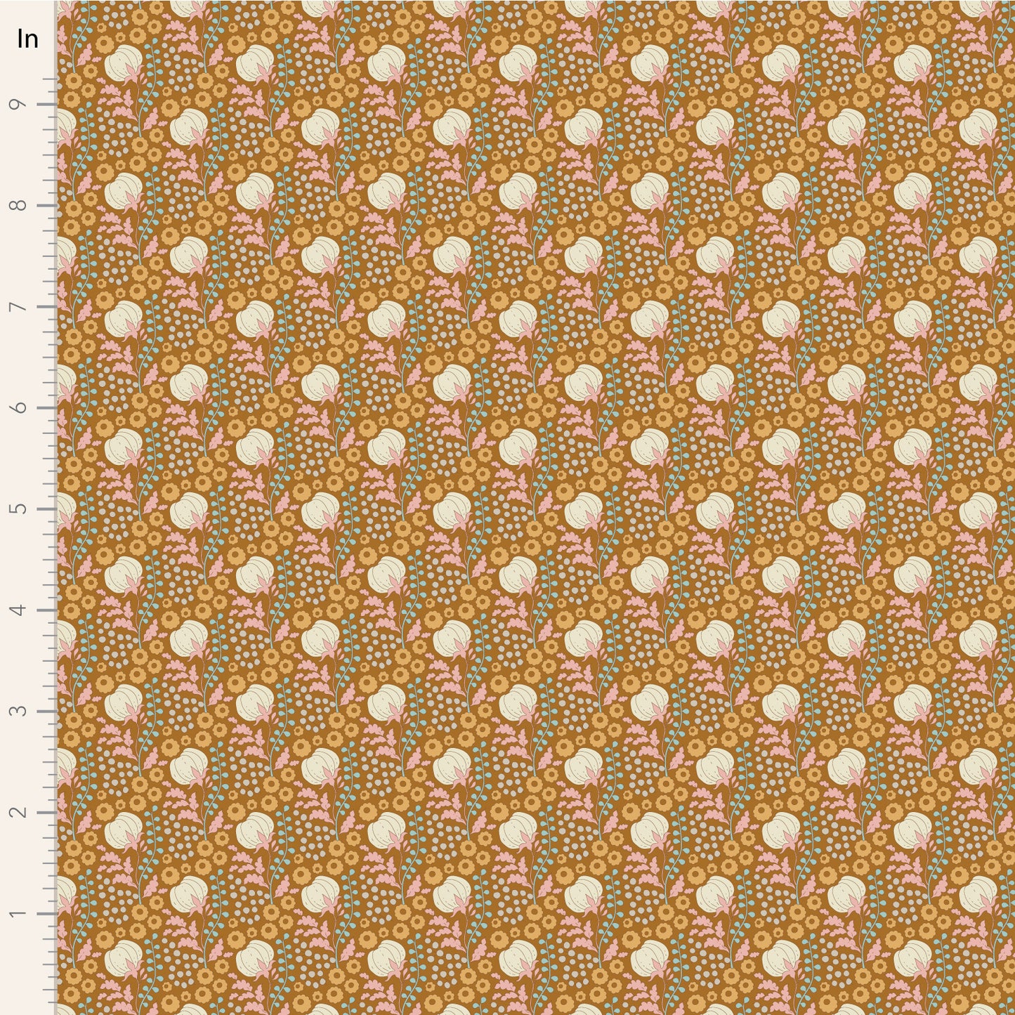 Cottonfield - Ochre - 100569 - Sanctuary Collection - Tilda Fabrics