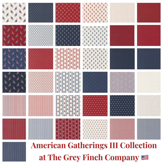 American Gatherings III Fabric Bundle – 37 Moda Cotton Prints