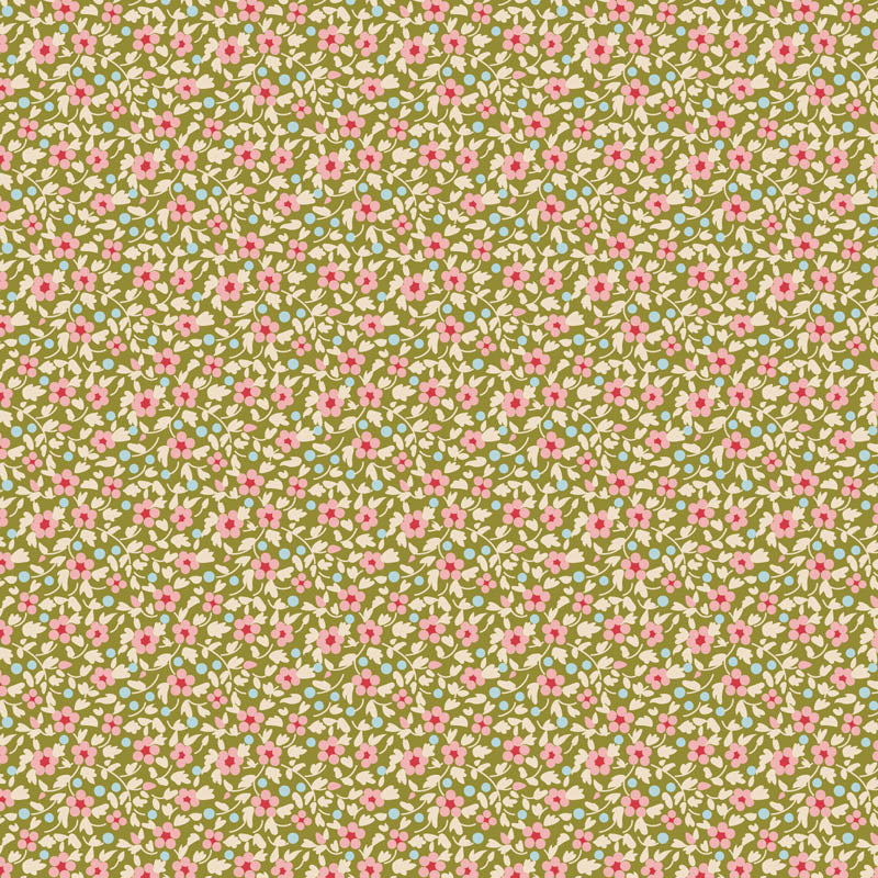 Brie Green - TIL130121-V15 - Creating Memories Collection - Tilda Fabrics