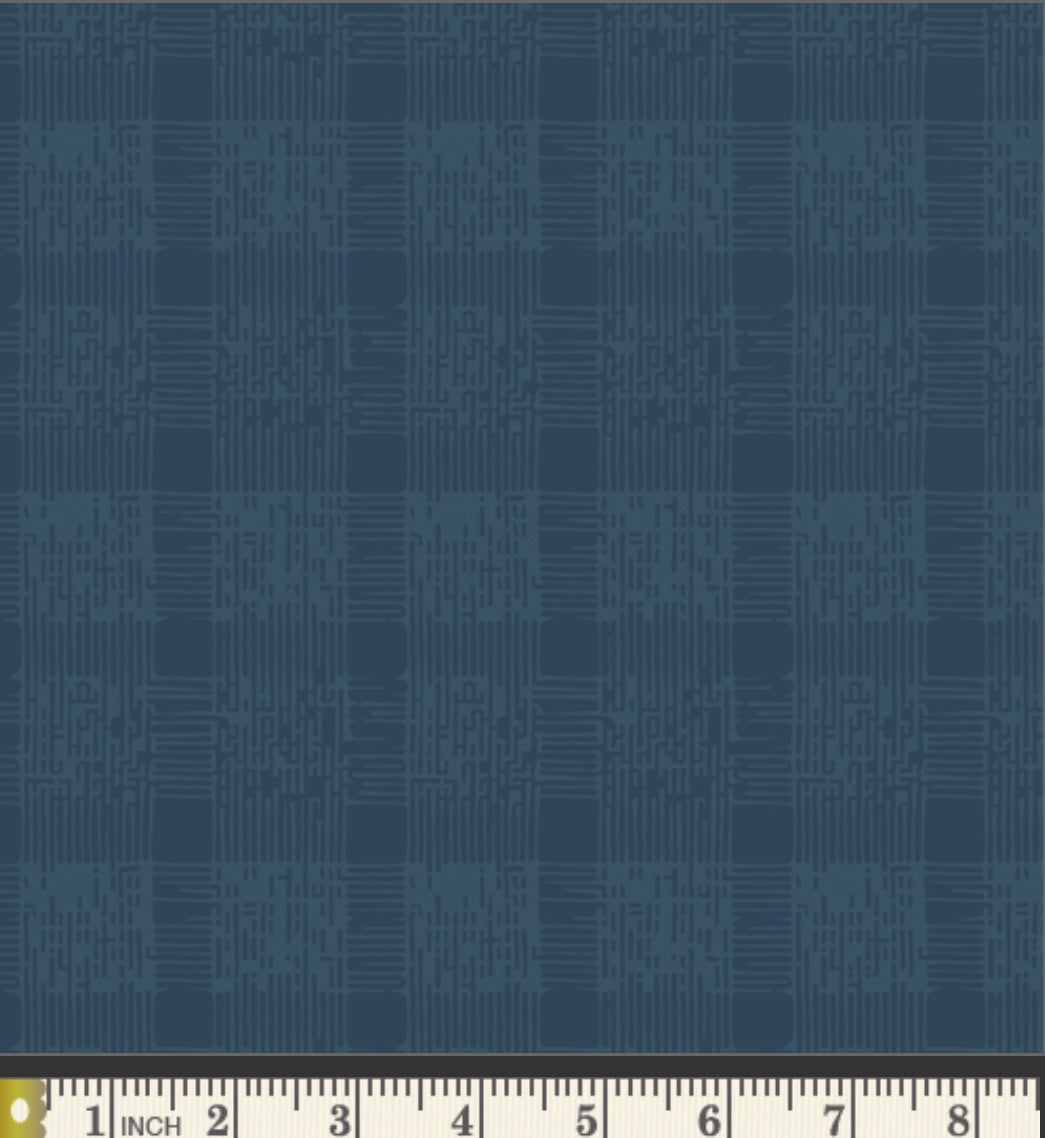 Timeworn Cloth Blau - Maven Collection by Maureen Cracknell - Art Gallery Fabrics