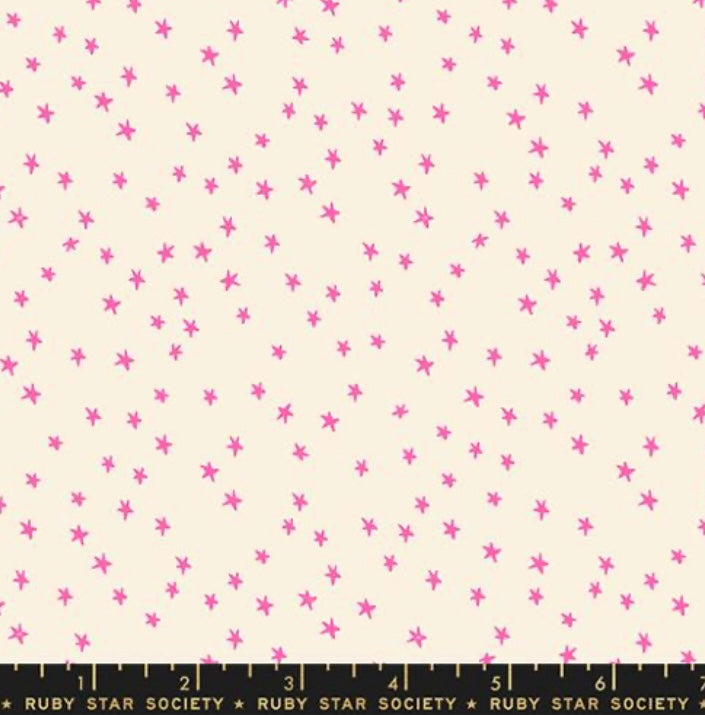 Neon Pink Mini - RS4110 22 - Starry Collection by Alexia Abegg - Ruby Star Society - Moda Fabrics