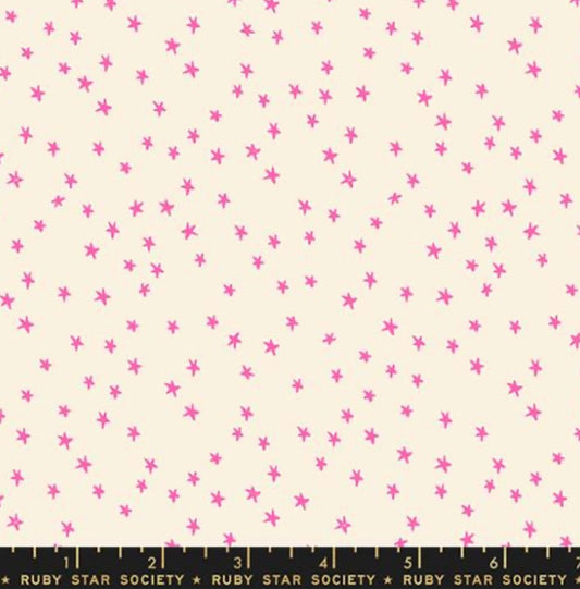 Neon Pink Mini - RS4110 22 - Starry Collection by Alexia Abegg - Ruby Star Society - Moda Fabrics