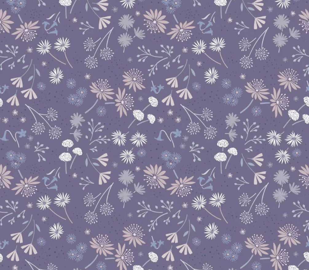 Night Garden - Deep Purple - CC42.3 - Evenfall Collection by Cassandra Connolly - Lewis & Irene