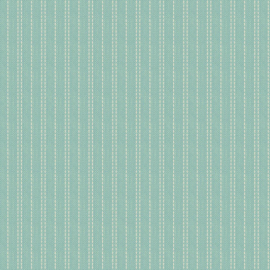 Seamstripe Teal Woven - TIL160060-V15 - Creating Memories Collection - Tilda Fabrics