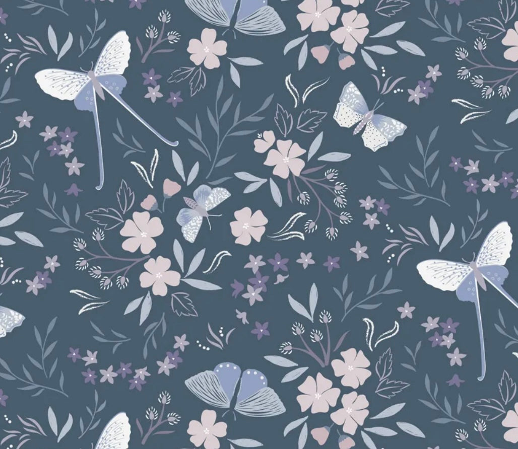 Evenfall - Midnight Blue - CC41.3 - Evenfall Collection by Cassandra Connolly - Lewis & Irene