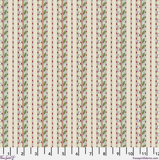 Daffodil Stripe - Ivory - PWWM141.IVORY - Bedford Park Collection by Morris and Co. - FreeSpirit Fabrics