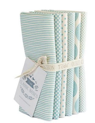 Basic Classics Bundle - Blue - 6 pieces - Classic Collection - Tilda Fabrics