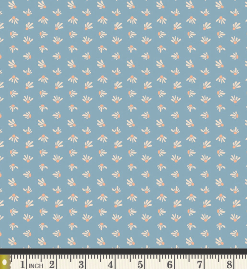 Coneflower Cerulean - EVO60414 - Evolve Collection by Suzy Quilts - Art Gallery Fabrics