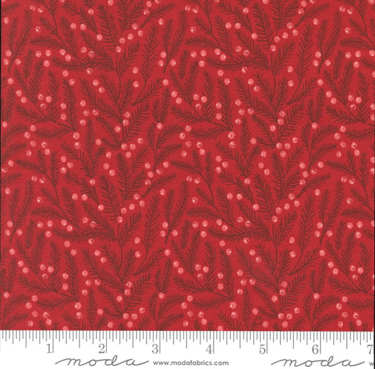 Cranberry 5243 14 - Berry and Pine Collection by Lella Boutique - Moda Fabrics