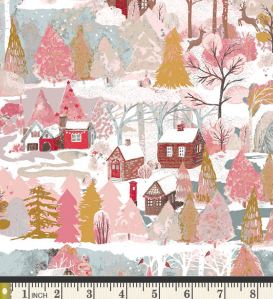 Christmas Village - ADV25900 - Adventale Collection by Katarina Roccella - Art Gallery Fabrics
