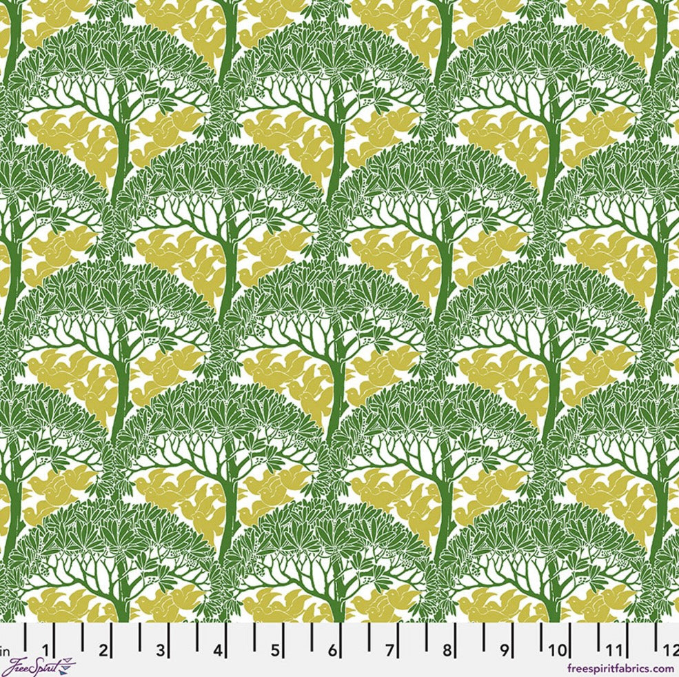 SM The Savric - Sunshine - PWWM138.SUNSHINE - Bedford Park Collection by Morris and Co. - FreeSpirit Fabrics