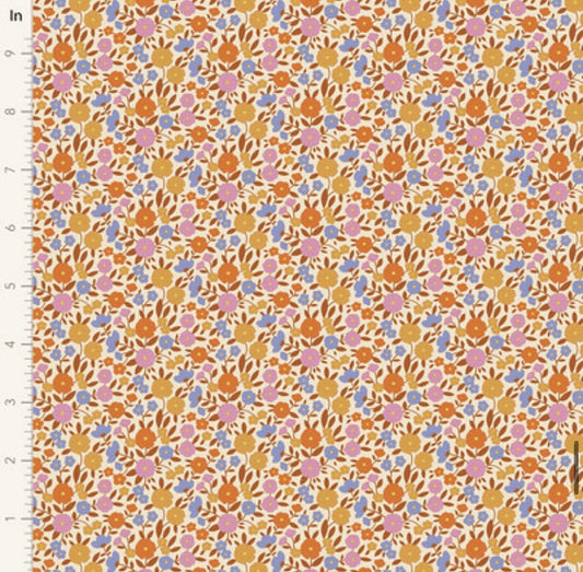 Janice - Caramel - 100616 - Wallflower Collection - Tilda Fabrics