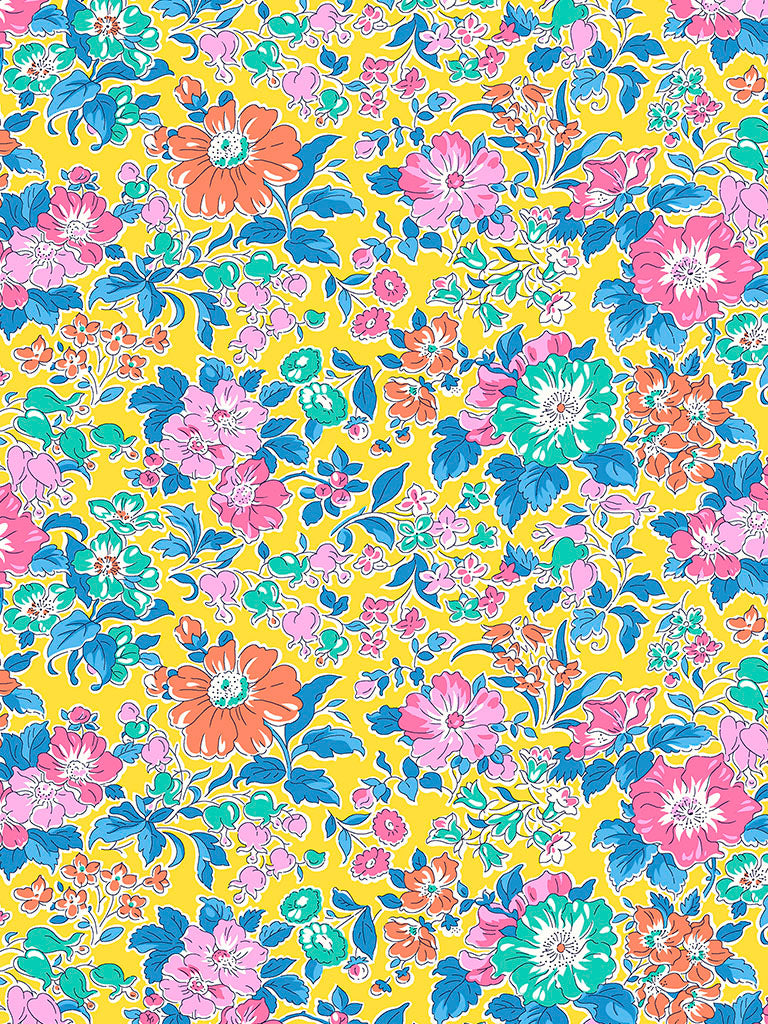 Clare Rich - Yellow - Tana Lawn - Liberty of London Fabrics - 100% Cotton