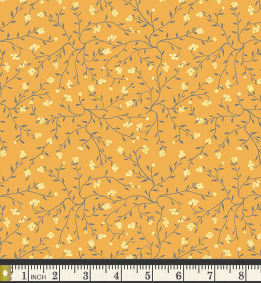 Dancing Florets Solar - PLE96101 - Plentiful Collection by Katarina Roccella - Art Gallery Fabrics