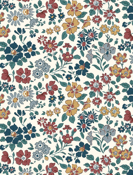 Annabella - Tana Lawn - Multi Neutral - Classics Collection - Liberty of London