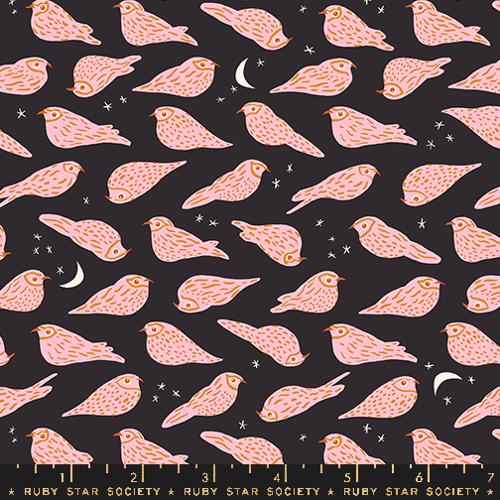 Soft Black RS3078 16 - Bird Is The Word Collection by Kimberly Kight - Ruby Star Society - Moda Fabric