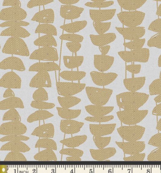 Stacked Stones Ochre - ART22059 - Abstrart Collection by Katarina Roccella - Art Gallery Fabrics