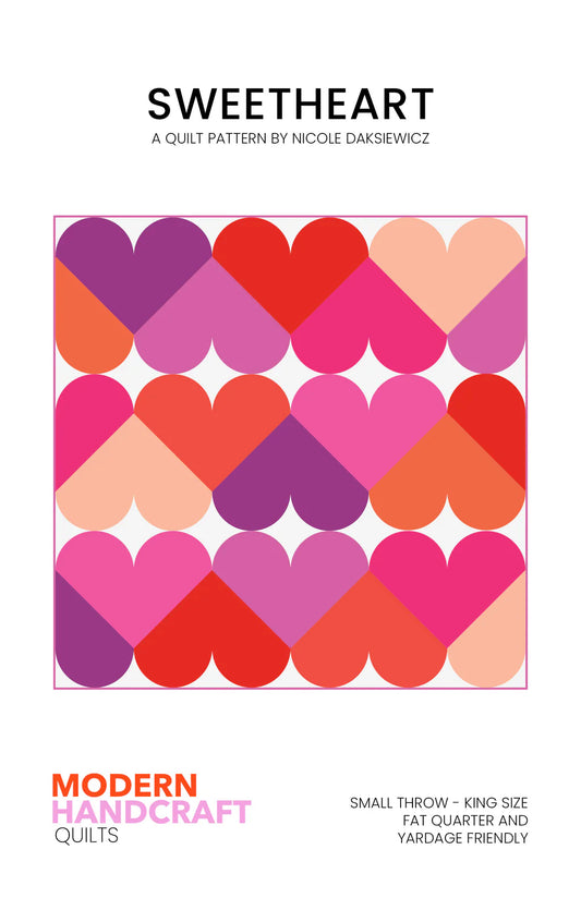 Sweetheart Quilt Pattern by Modern Handcraft