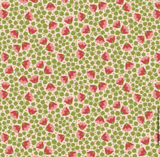 Bellflower - Green - 110128 - Wallflower Blender Collection - Tilda Fabrics