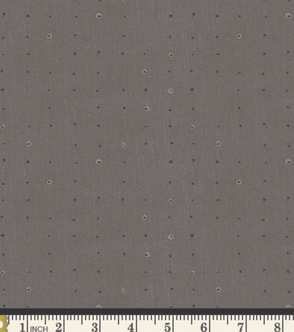 Seeds Pewter - Seedling Collection by Katarina Roccella - Art Gallery Fabrics