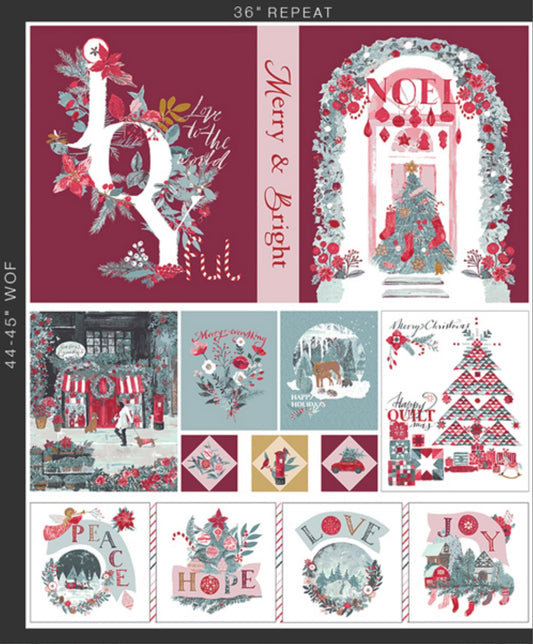 Merry Everything Panel - ADV25917 - Adventale Collection by Katarina Roccella - Art Gallery Fabrics