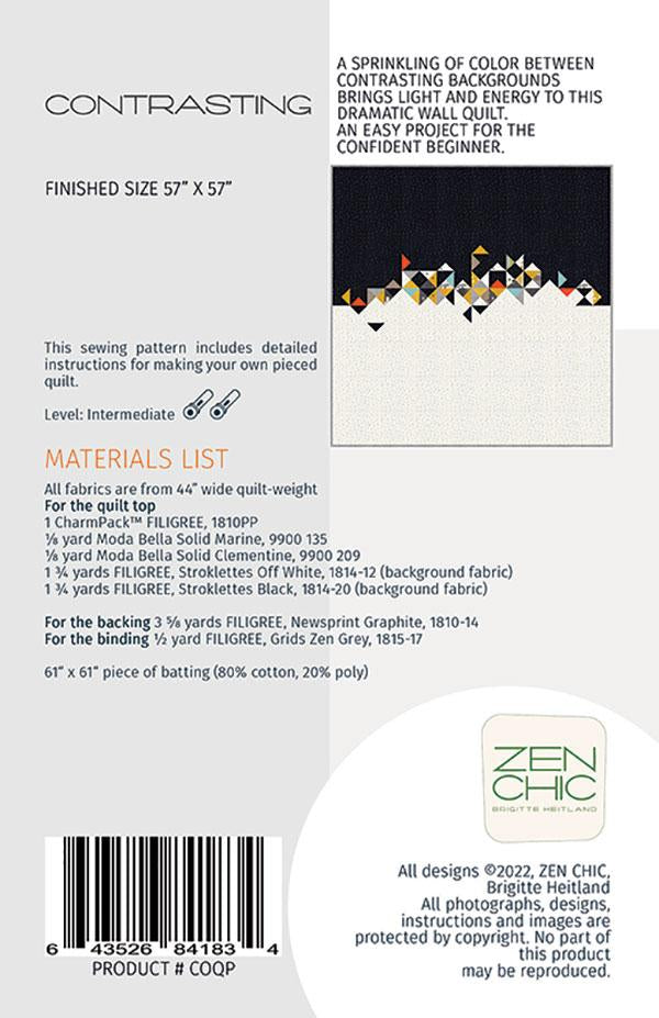 Contrasting Quilt Pattern by Zen Chic