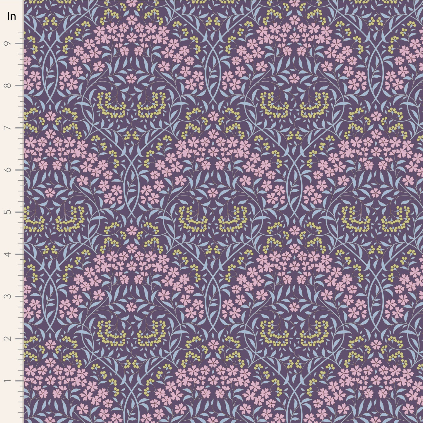 Larissa - Eggplant - 100575 - Sanctuary Collection - Tilda Fabrics