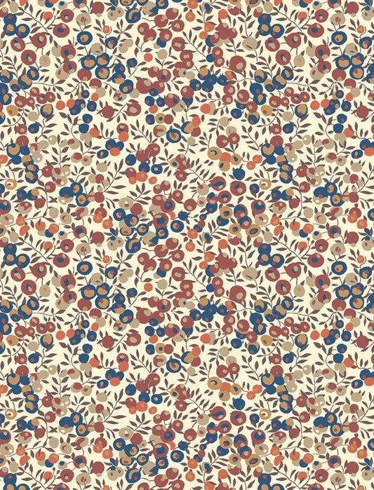 Wiltshire Bud - Red Burgundy - Tana Lawn - Classic Collection - Liberty of London