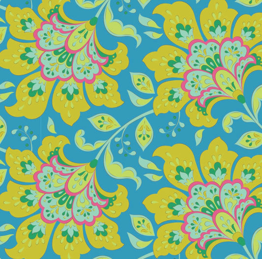 Flowermarket - Sky - 100517 - Bloomsville Collection - Tilda Fabrics