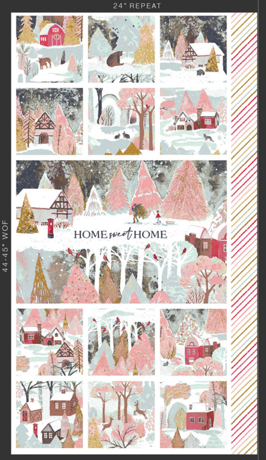Welcome Home Panel - ADV25916 - Adventale Collection by Katarina Roccella - Art Gallery Fabrics