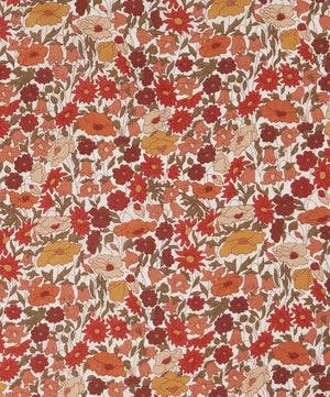 Poppy Forest - Red Burgundy - Tana Lawn - Classic Collection - Liberty of London