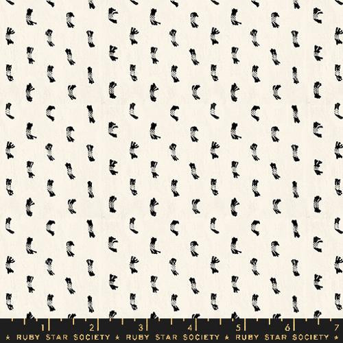 Natural Black RS4128 11 - Warp & Weft Ooh Lucky Lucky Collection (WOVENS) by Alexia Abegg - Ruby Star Society - Moda Fabric