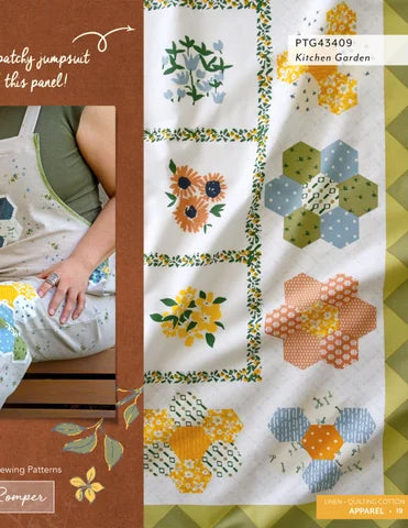 Kitchen Garden Panel - PTG43409 - Potager Collection by Sharon Holland - Art Gallery Fabrics