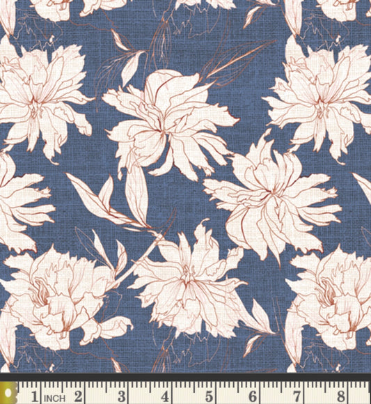Peonia di Boboli - FLR33506 - Florence Collection by Katarina Roccella - Art Gallery Fabrics