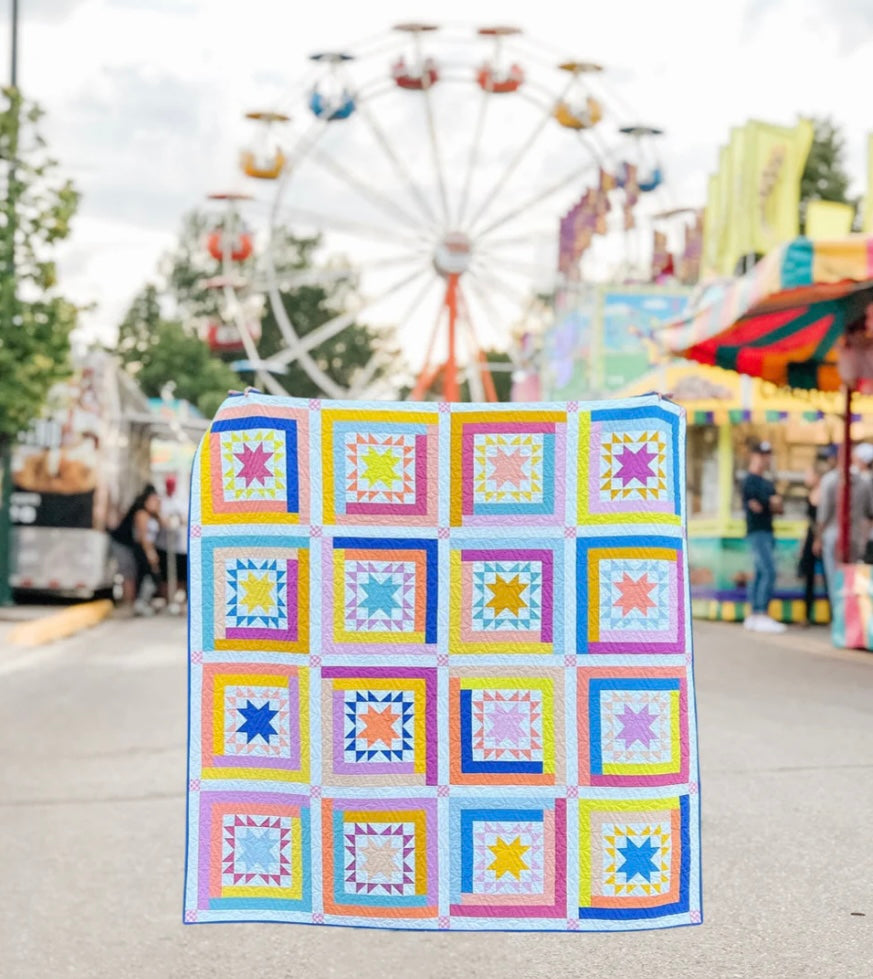 Cabin Nights Quilt Pattern by Prairie Quilt Co.