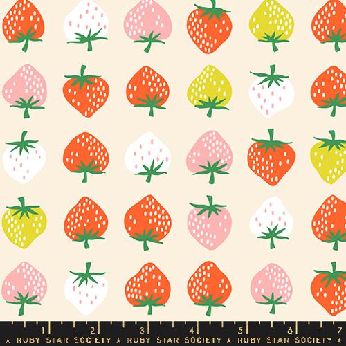 Shell RS3084 11 - Strawberry Collection by Kimberly Kight - Ruby Star Society - Moda Fabrics