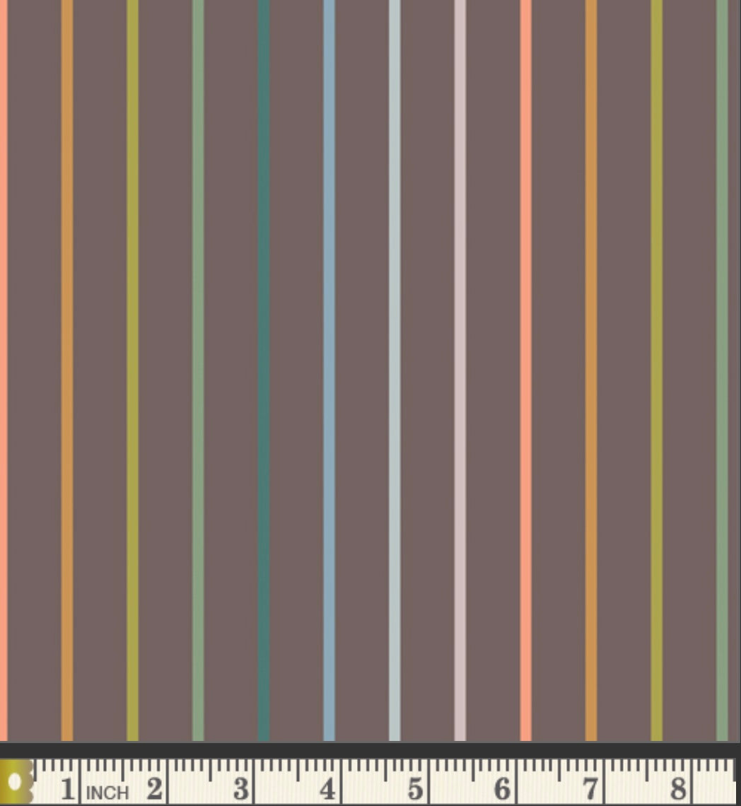 Tiny Stripe Driftwood - SLS99309 - Slow Summer Collection by Suzy Quilts - Art Gallery Fabrics