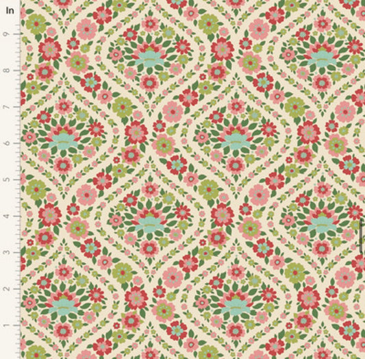 Bianca - Green - 100617 - Wallflower Collection - Tilda Fabrics