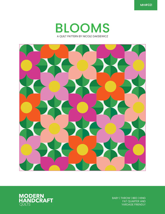 Blooms Quilt Pattern by Modern Handcraft