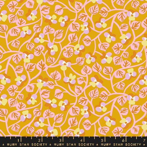 Goldenrod RS3079 13 - Bird Is The Word Collection by Kimberly Kight - Ruby Star Society - Moda Fabric