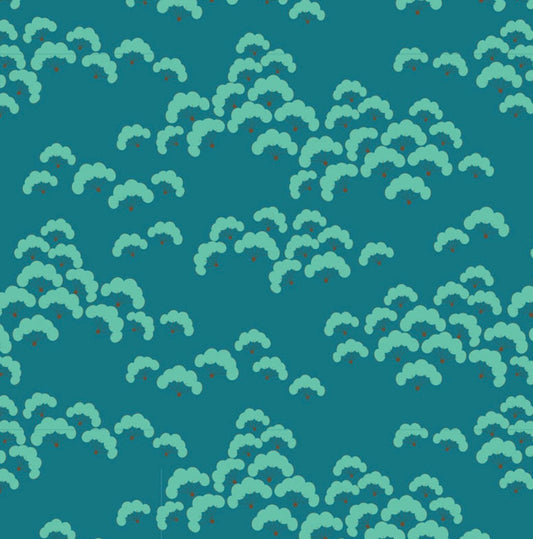 Cottonbloom - Petrol - 100513 - Bloomsville Collection - Tilda Fabrics